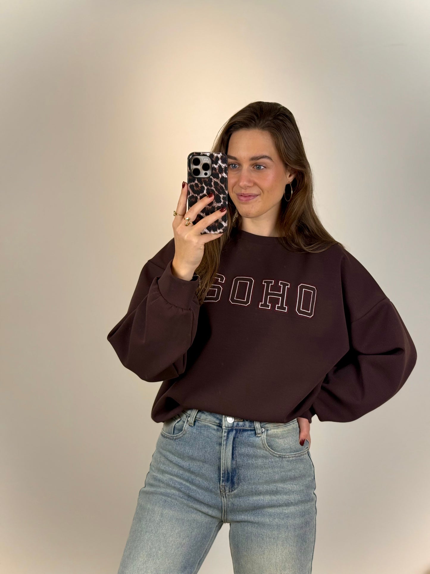 Trui Soho - bruin