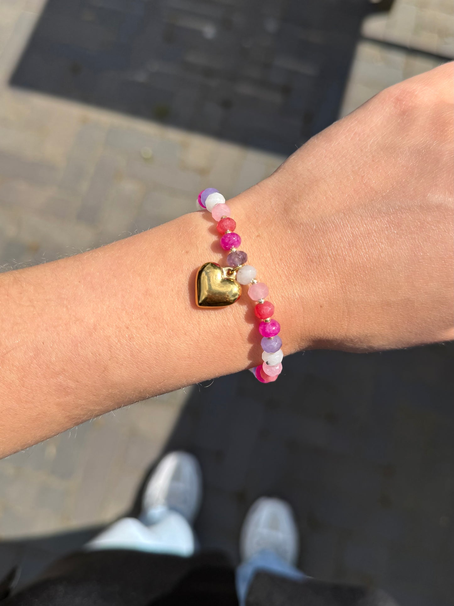Kralen armband | Goud