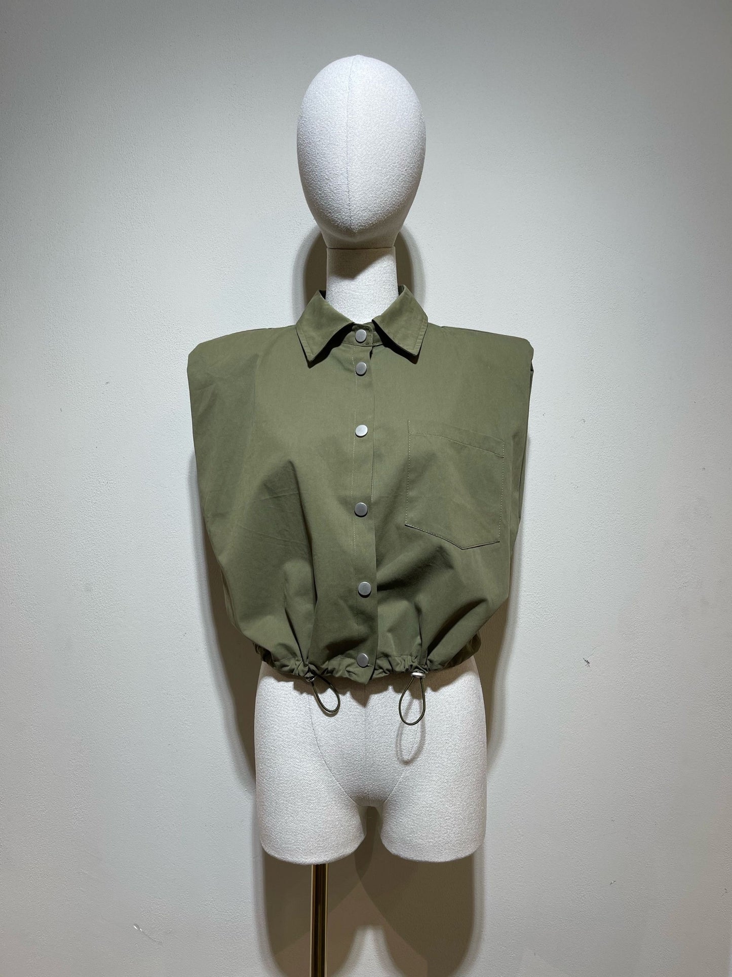 Gilet top - groen