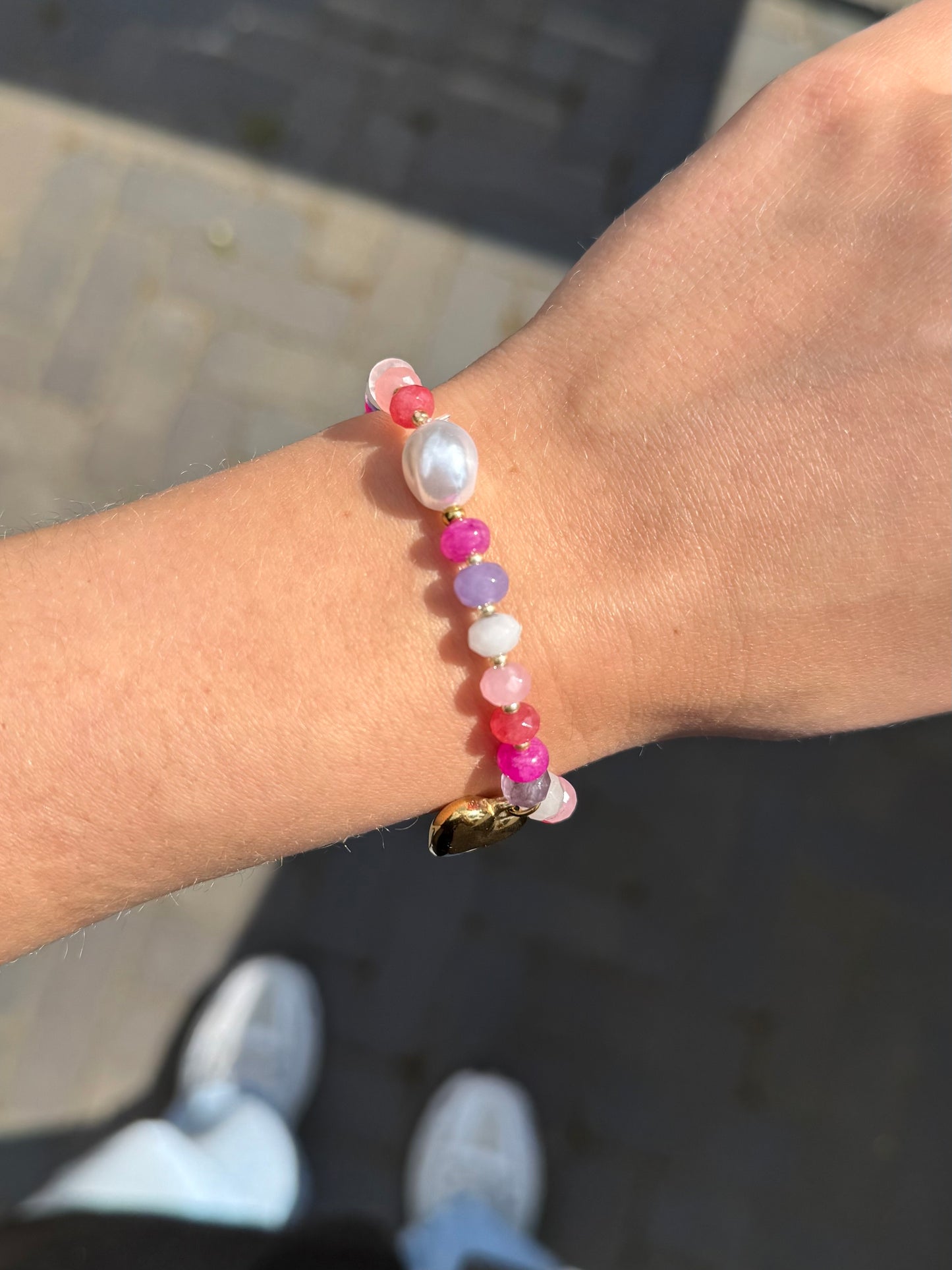 Kralen armband | Goud
