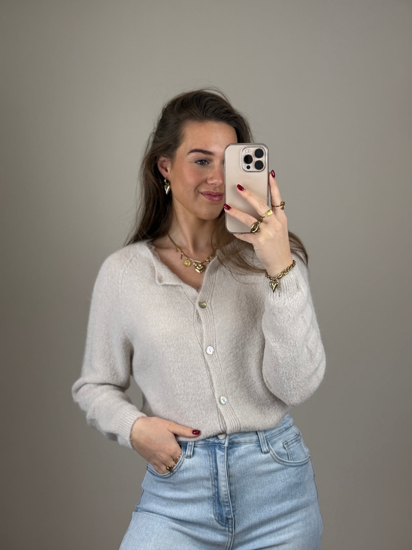 Top / vest Gizo | Beige - At Styles