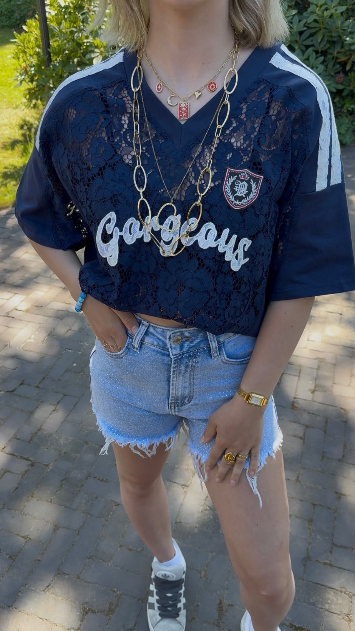 Bedel ketting | Goud rood