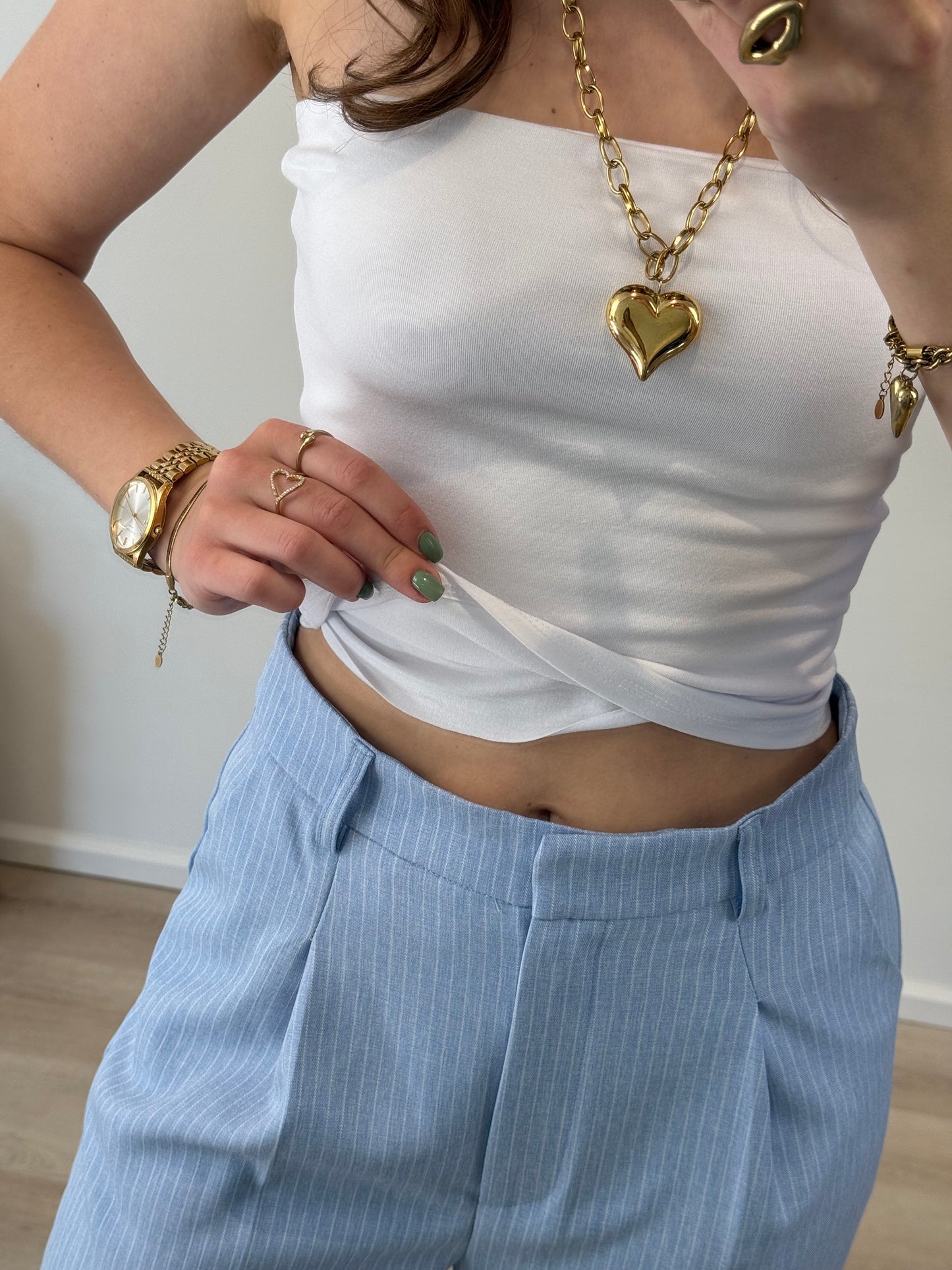 Bandeau tube top - wit