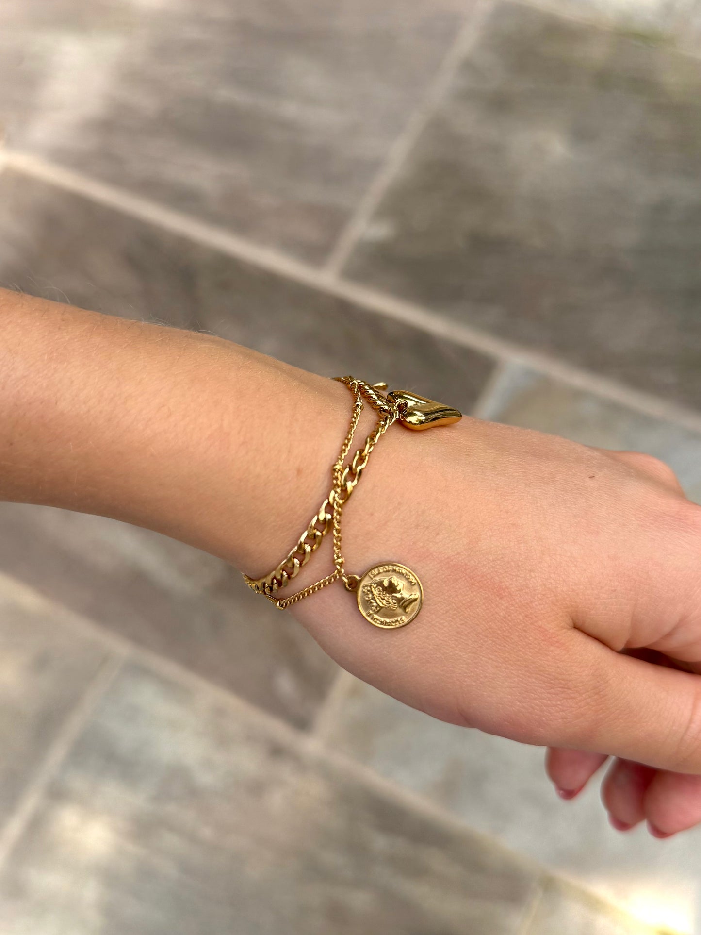 Bedel armband - goud