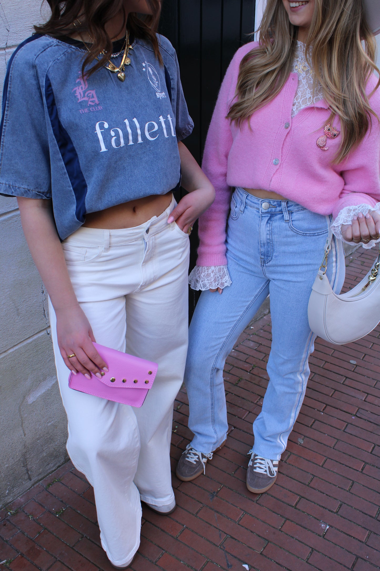Leren tas Laura | Roze - At Styles