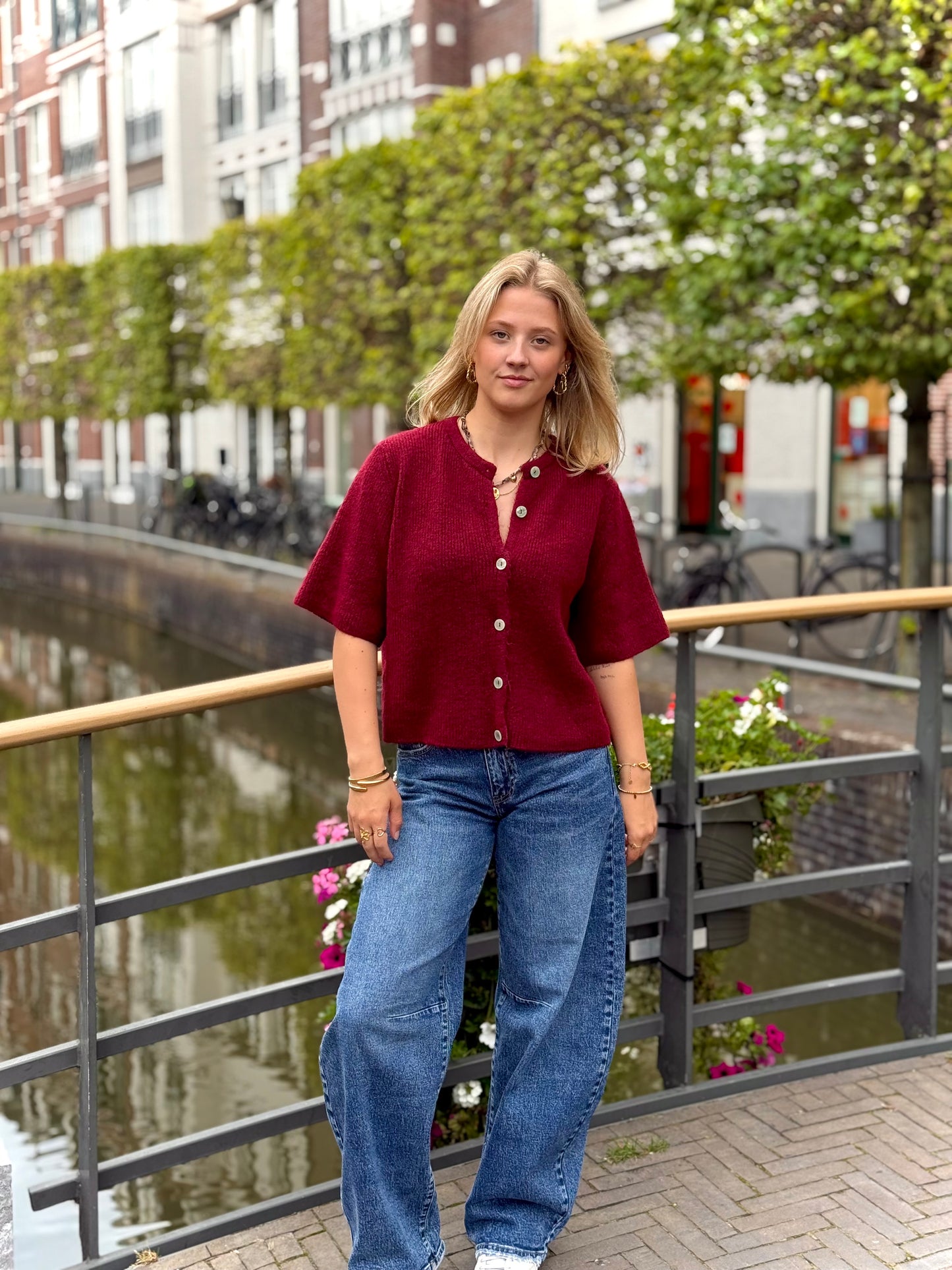 Cozy top/vest - bordeaux