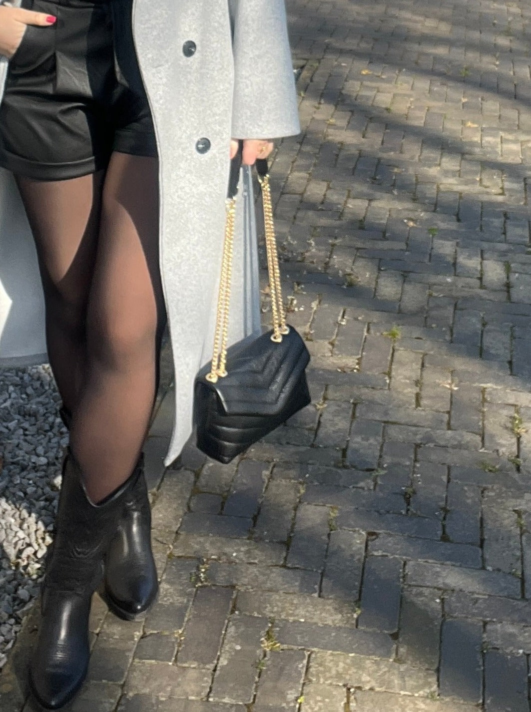 Leren tas Celine | Zwart - At Styles