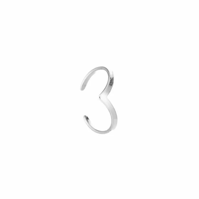 V ring - zilver