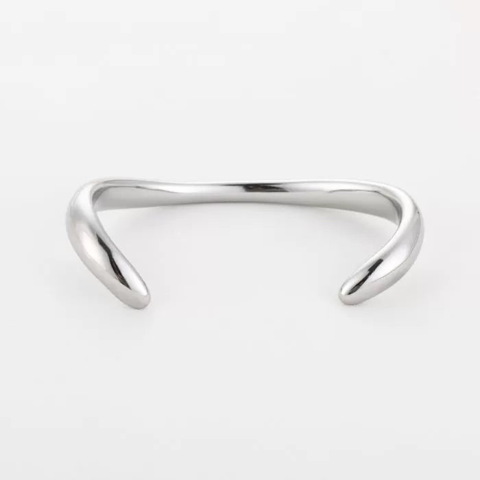 Open bangle armband - zilver