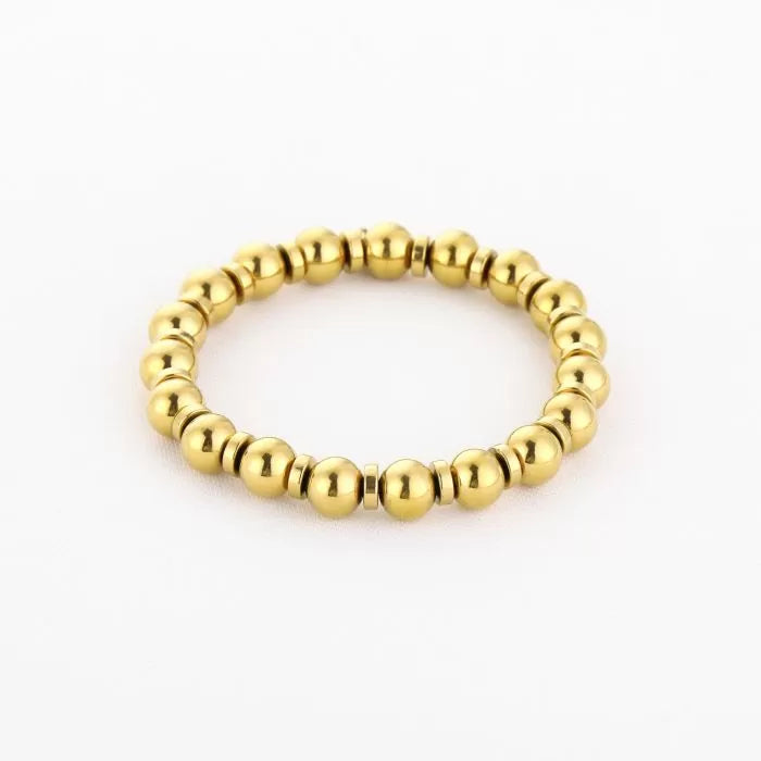 Elastiek armband - goud