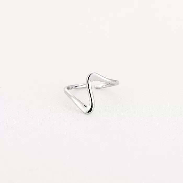 Wavy ring - zilver