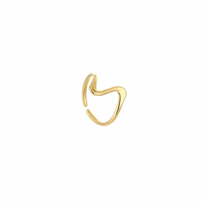 Wavy ring - goud