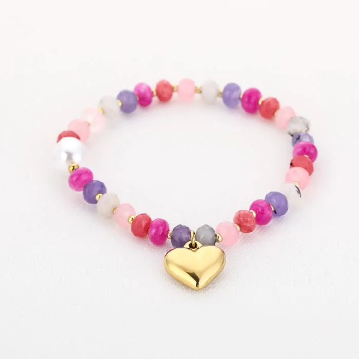 Kralen armband | Goud