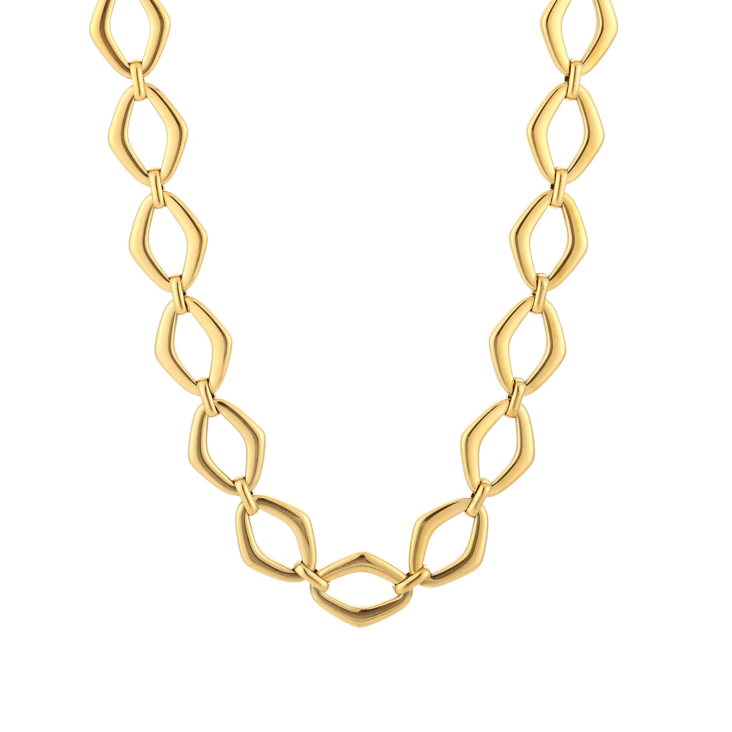 Schakel ketting - goud