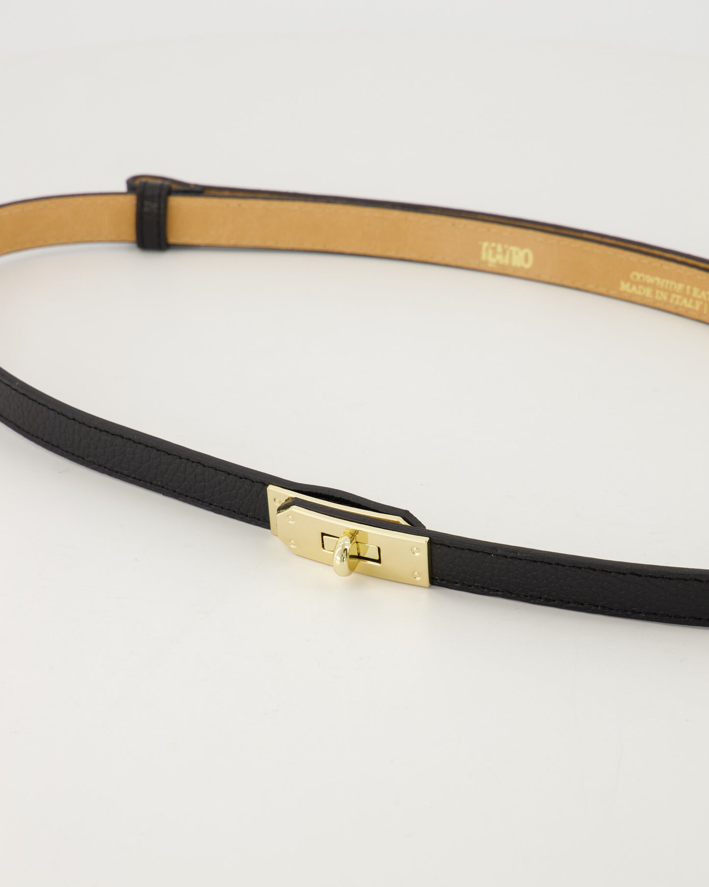 Leren riem Garcia - zwart - At Styles