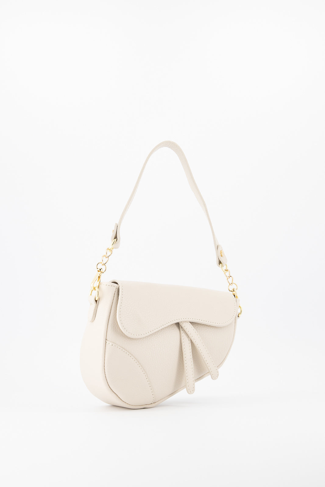 Leren tas Gigi | Ecru - At Styles