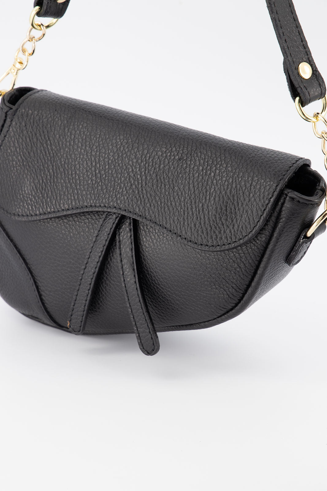 Leren tas Gigi | Zwart - At Styles