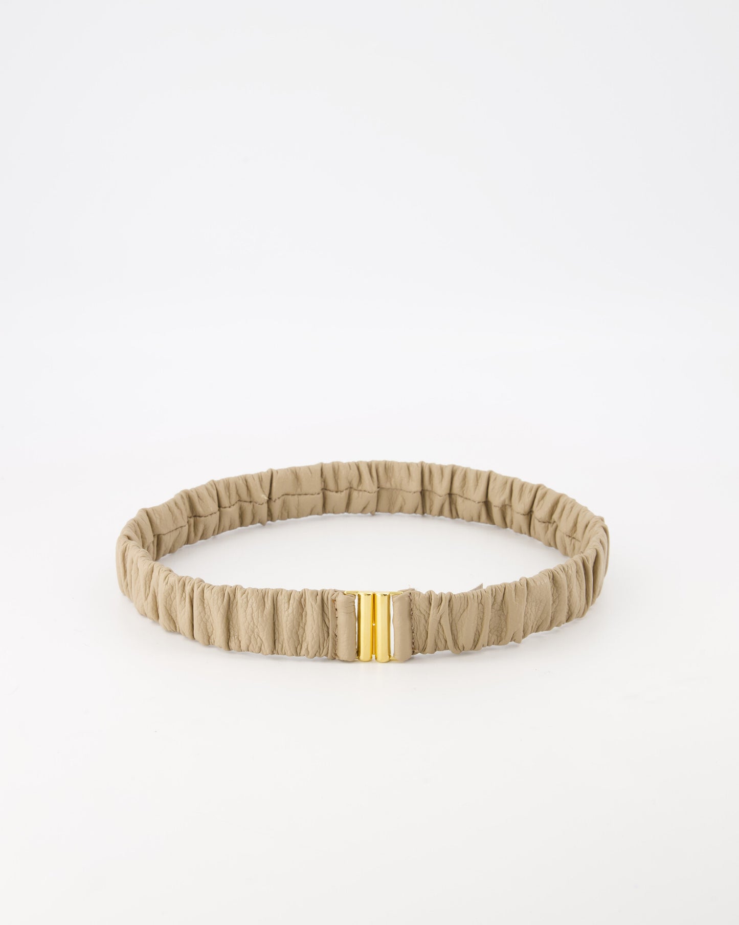 Leren riem Keesje | Camel - At Styles