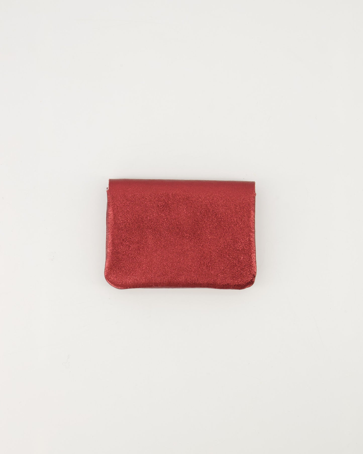 Portemonnee Lisa klein | Metallic bordeaux