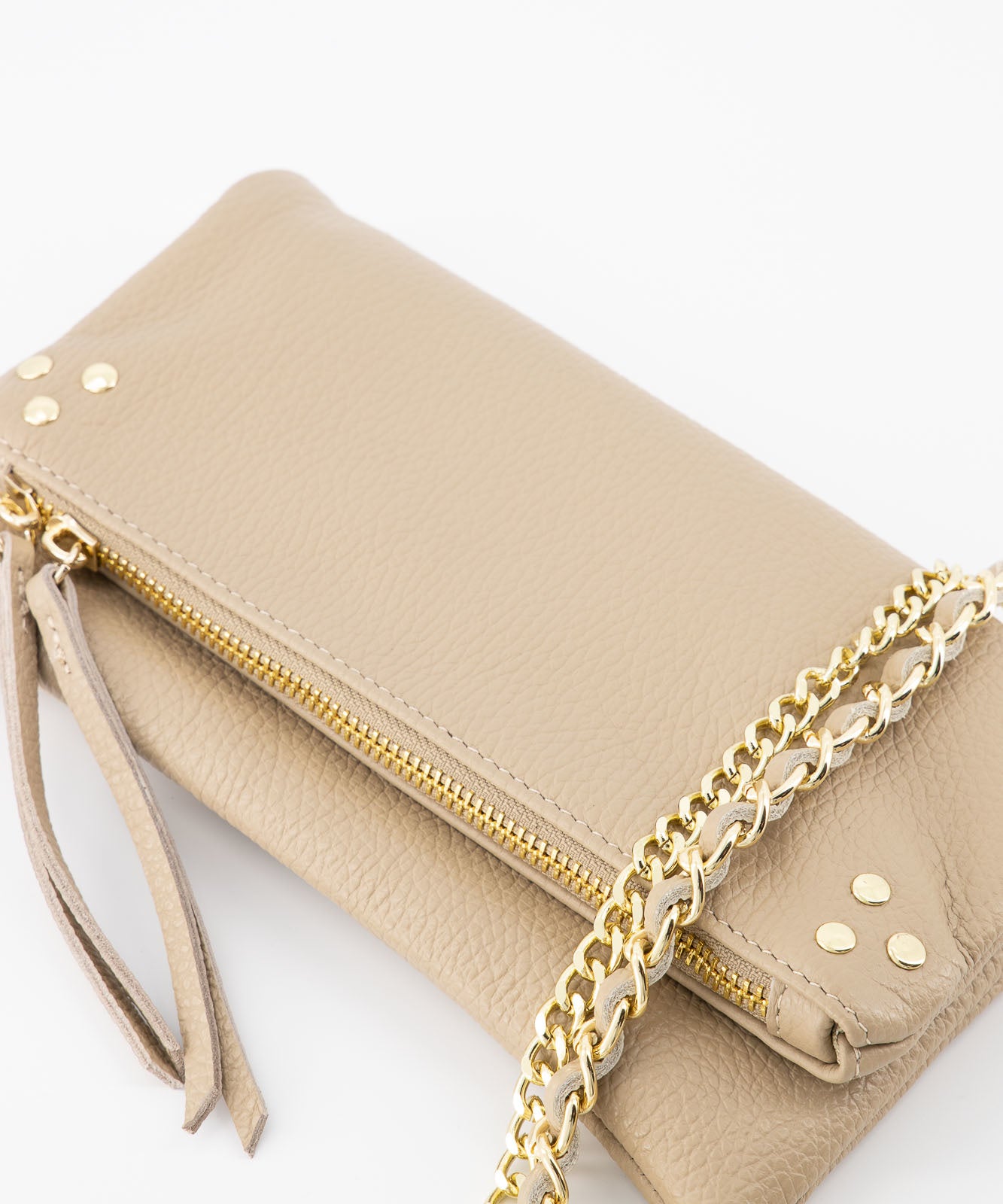 Leren tas Volly | Camel - At Styles