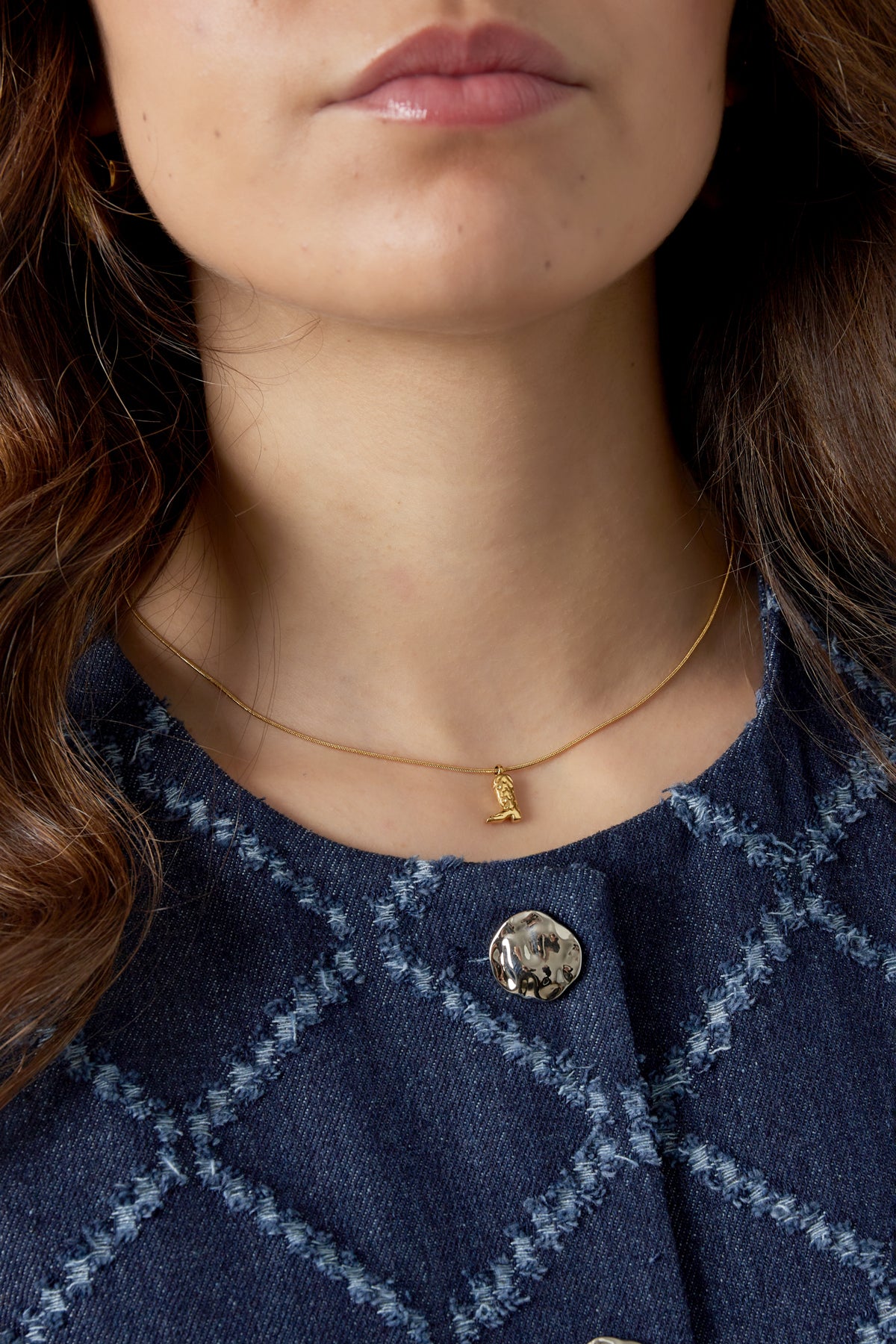 Cowgirl ketting - goud