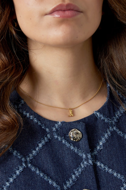 Cowgirl ketting - goud