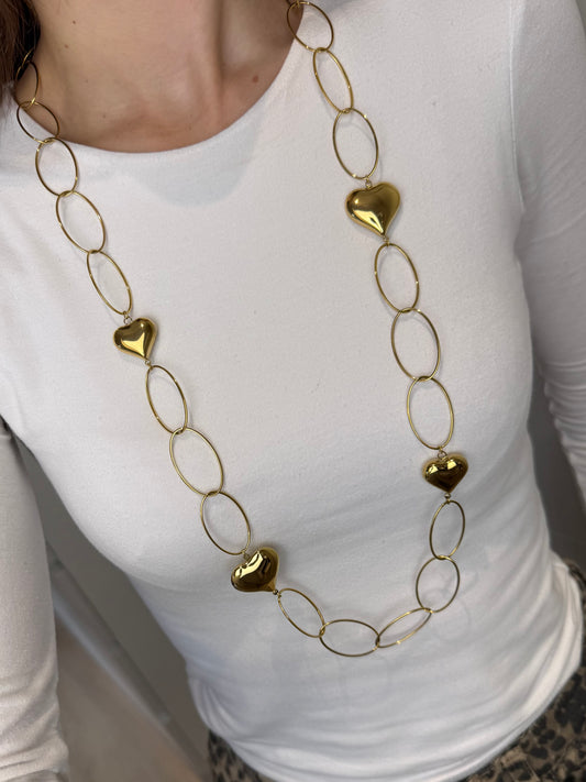 Lange ketting - goud