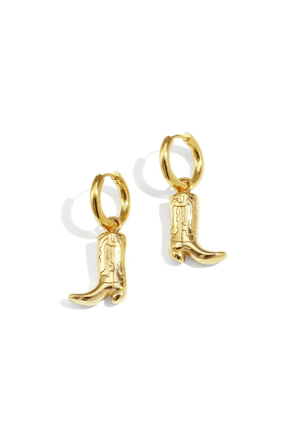 Cowgirl oorbellen - goud - At Styles