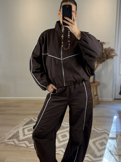 Parachute broek - bruin