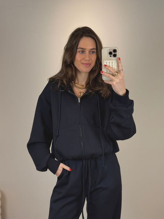 Jogger vest - donkerblauw