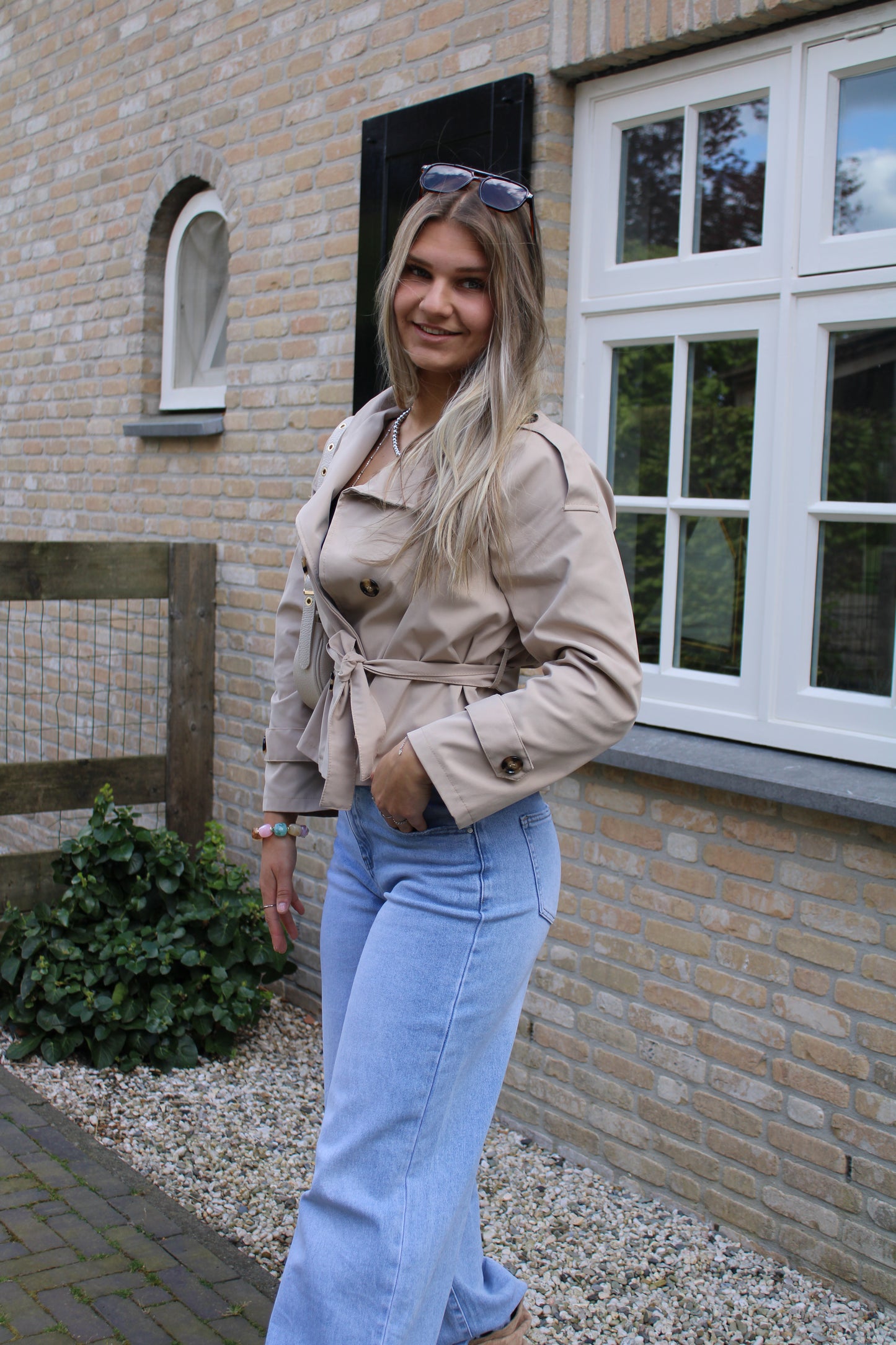 Trenchcoat jasje - beige - At Styles
