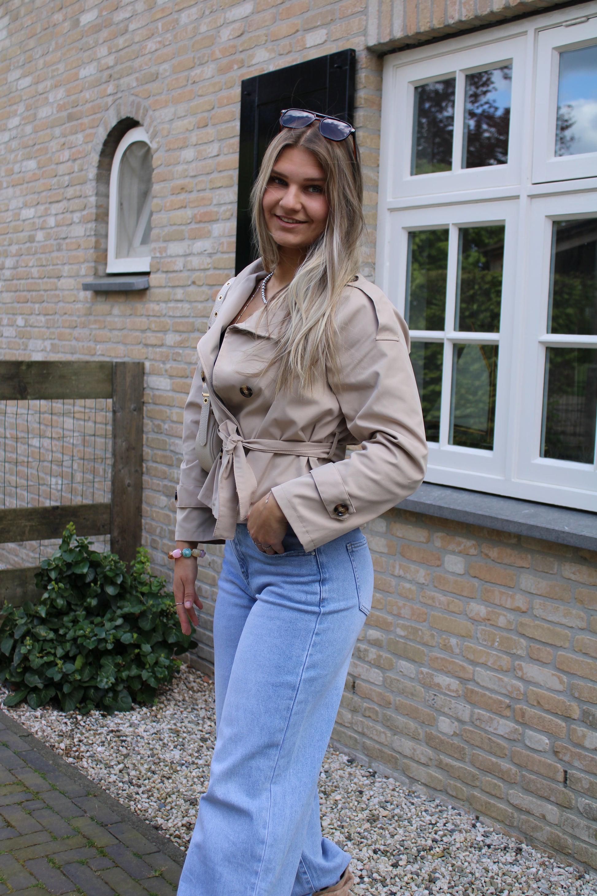 Trenchcoat jasje - beige - At Styles