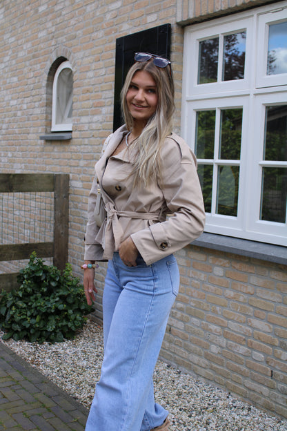 Trenchcoat jasje - beige - At Styles