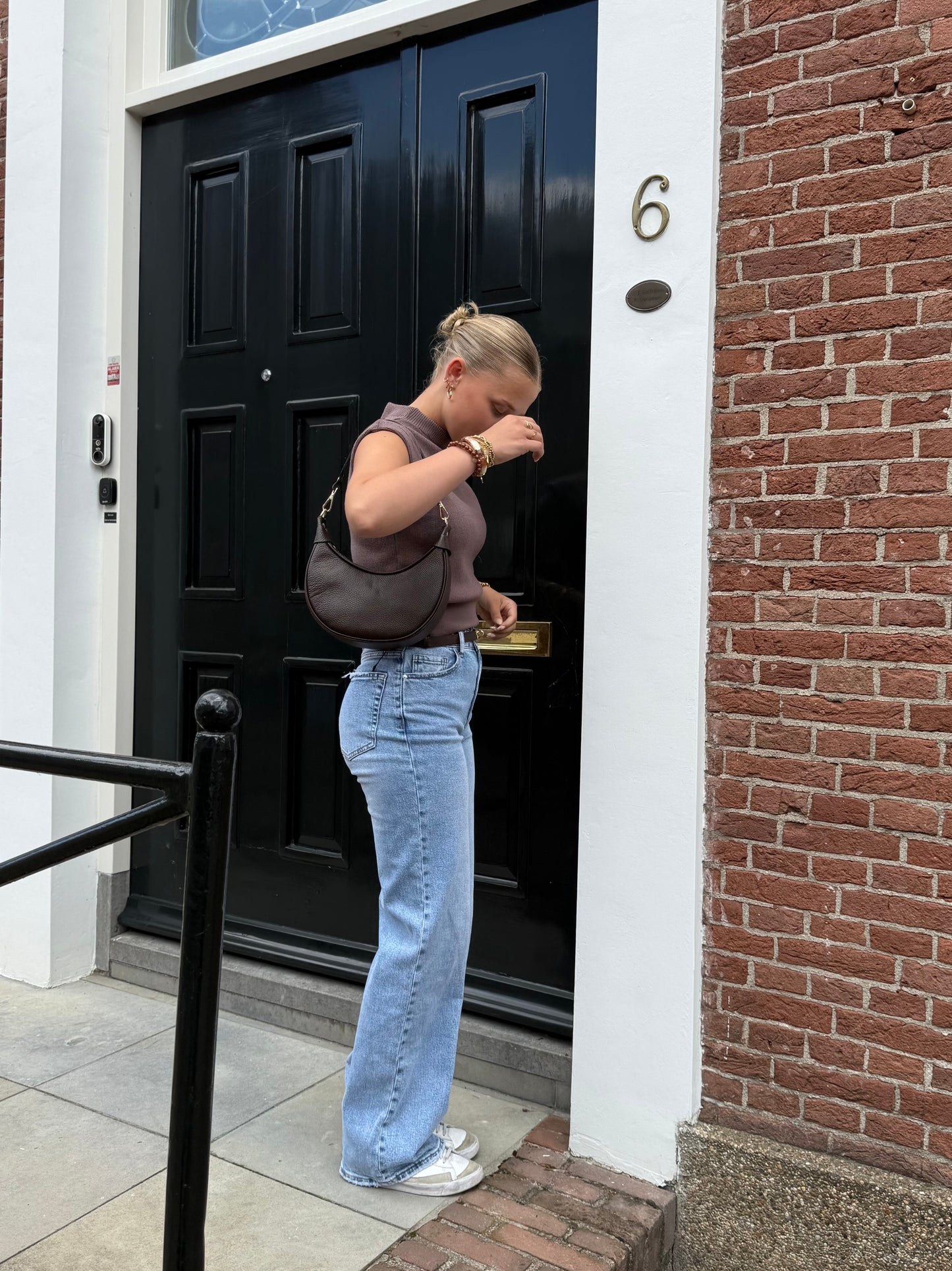 Leren tas Kyra | Bruin