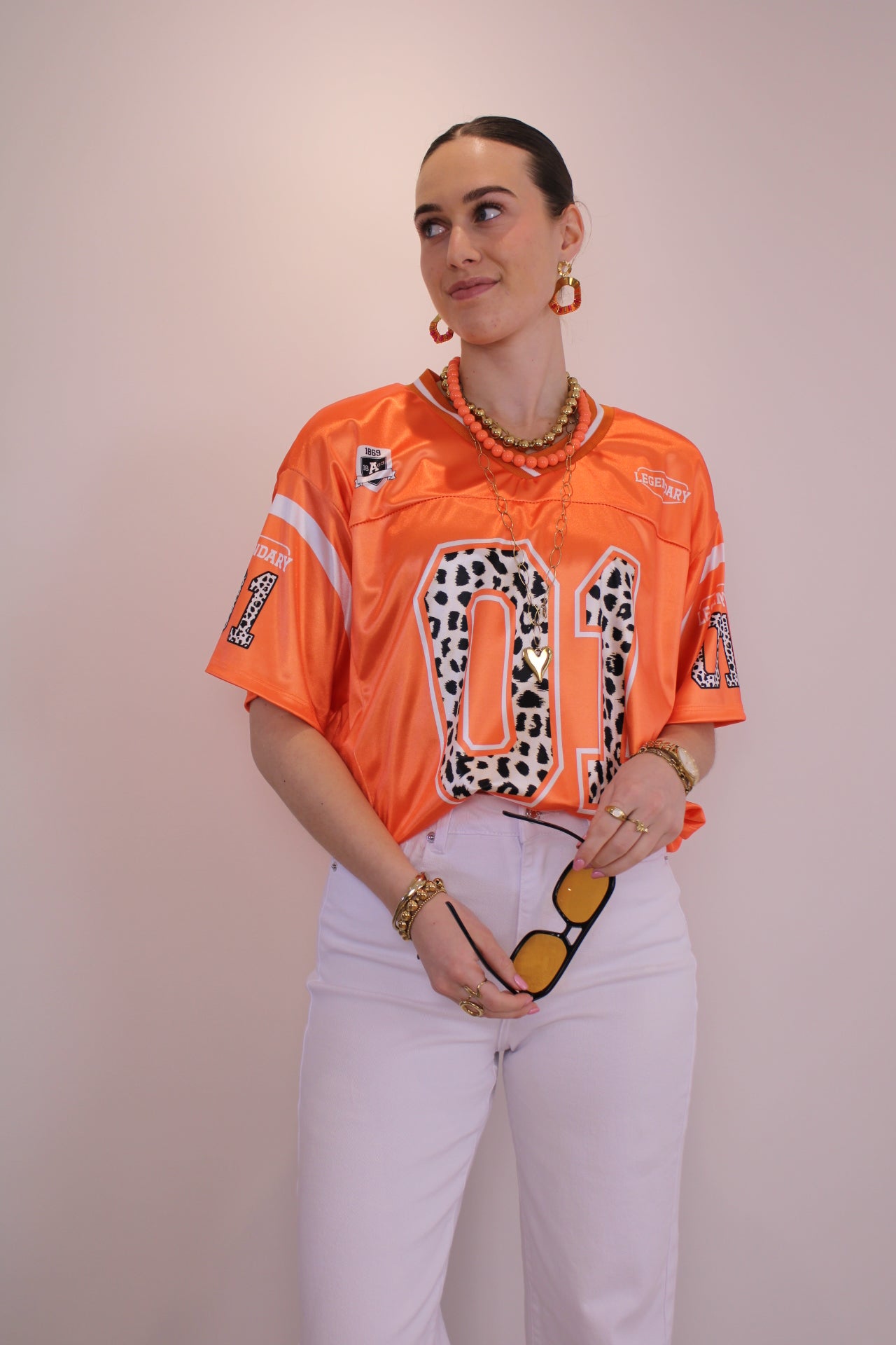 Jersey shirt - oranje - At Styles