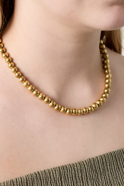 Kralen ketting - goud