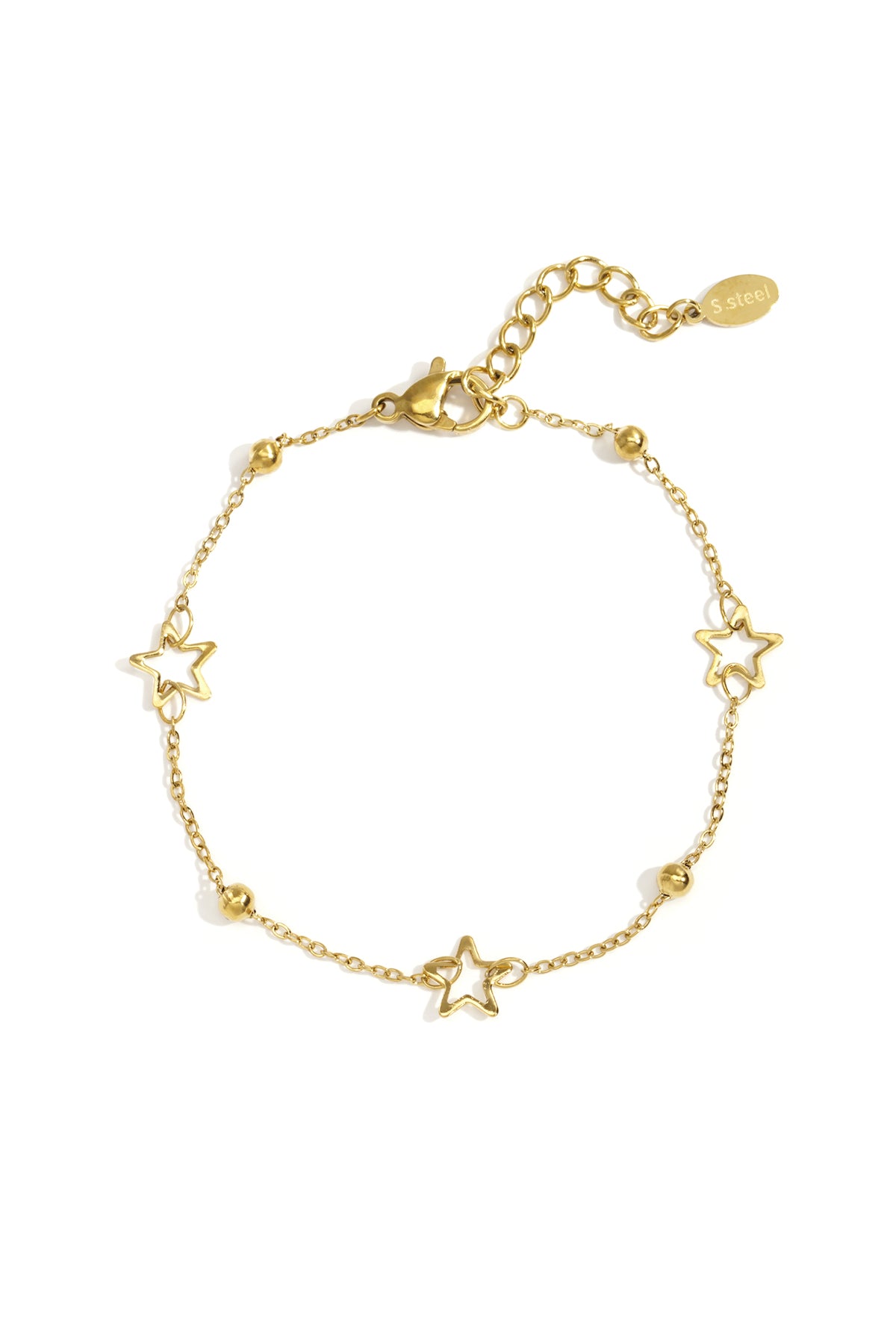 Armband sterretjes - goud