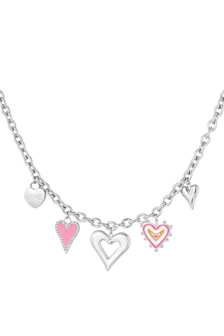 Bedel ketting - zilver