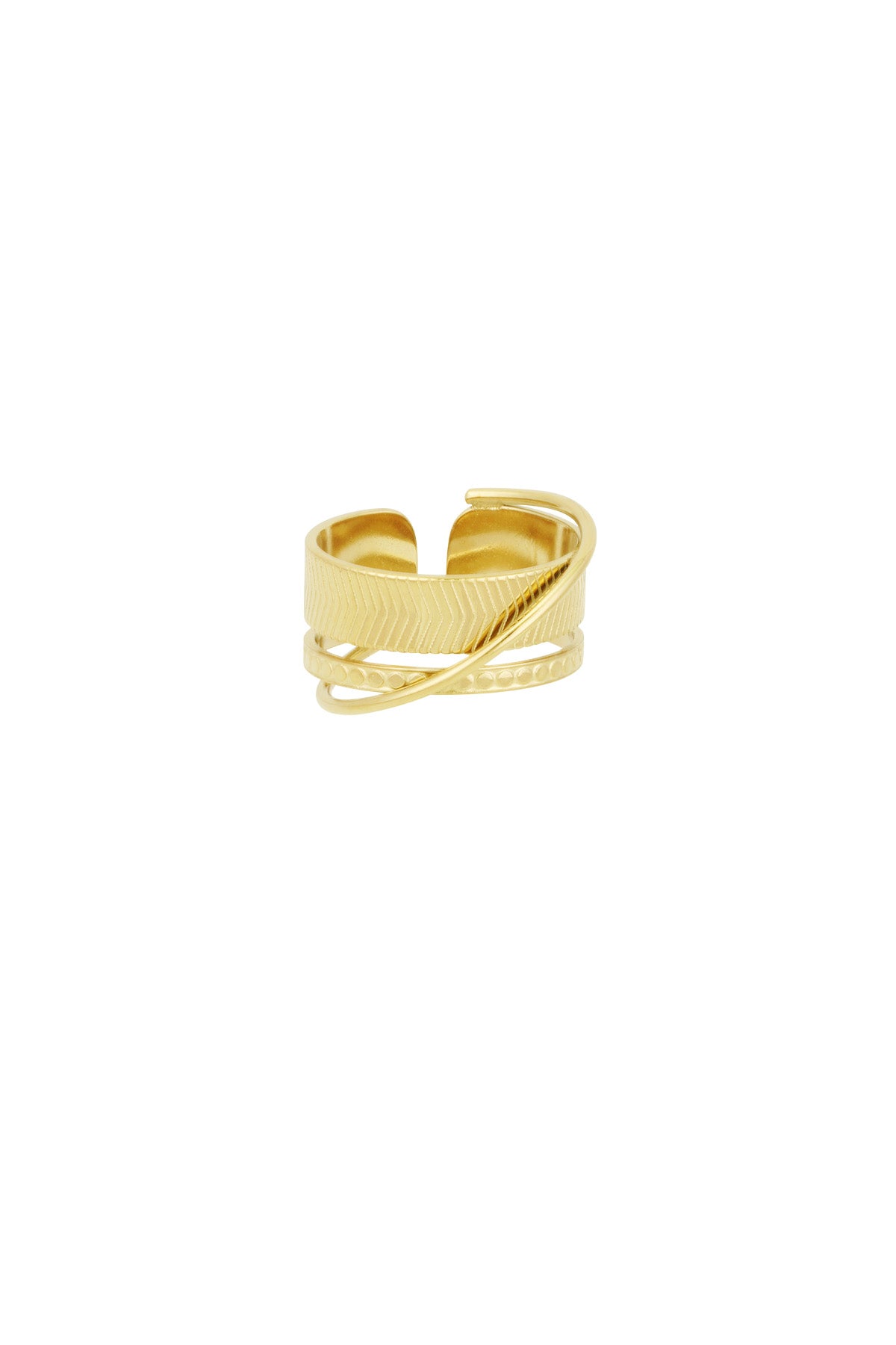 Statement ring - goud