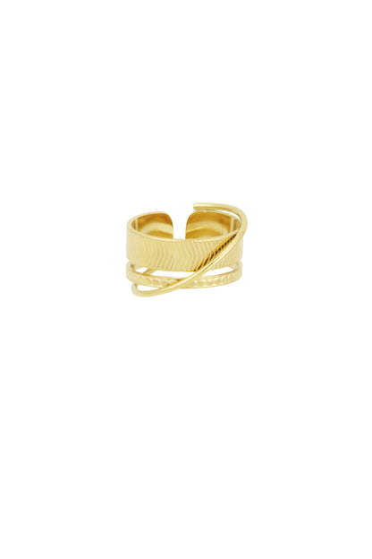 Statement ring - goud