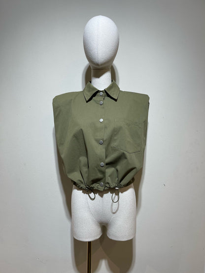 Gilet top - groen