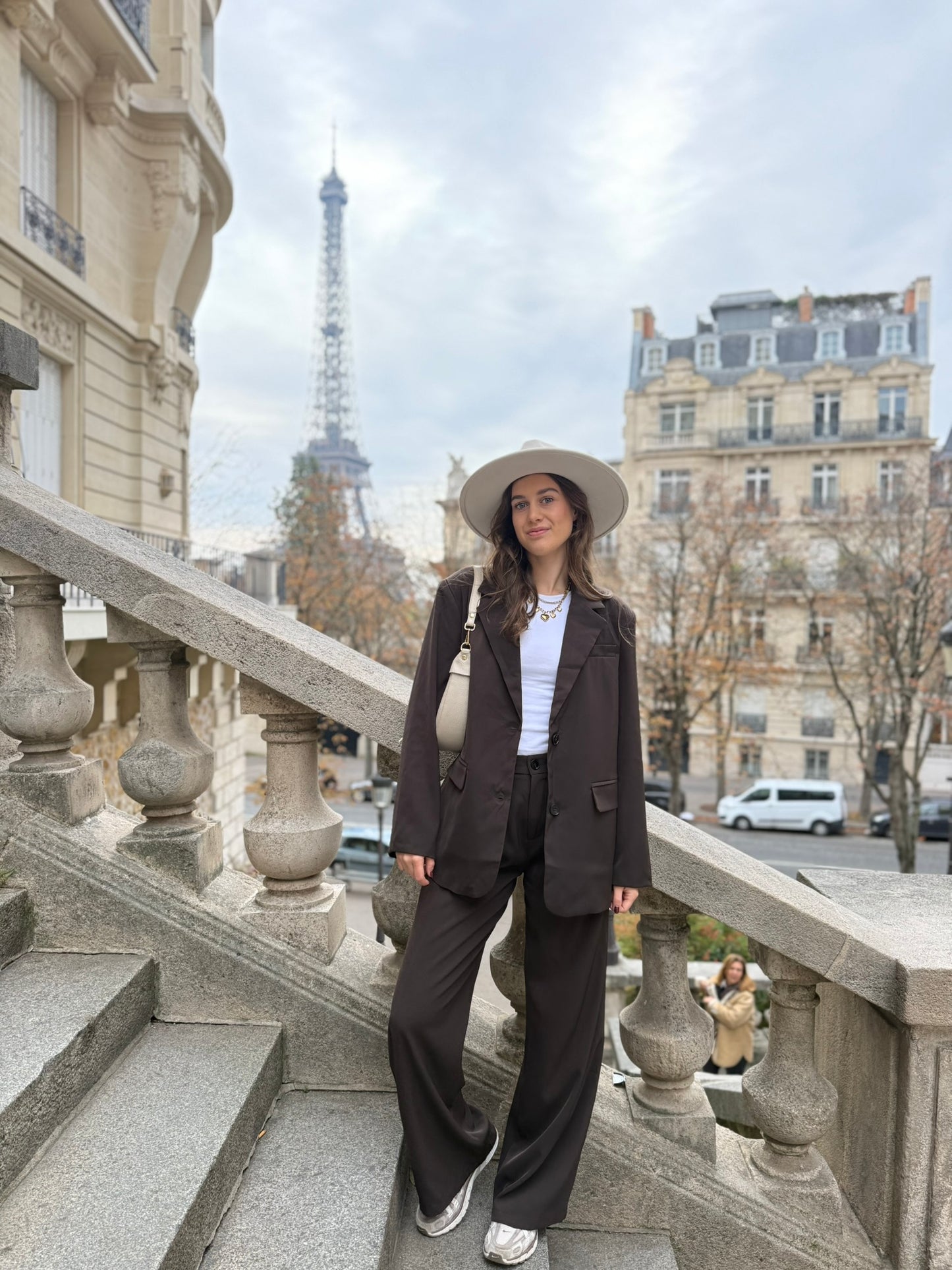 Oversized blazer - bruin