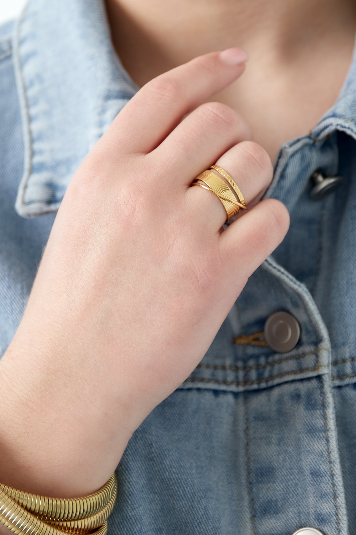 Statement ring - goud