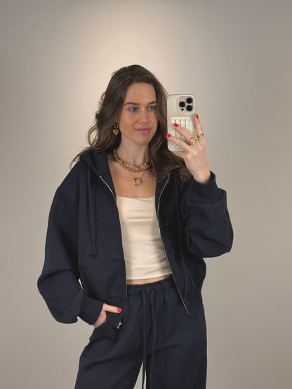 Jogger vest - donkerblauw