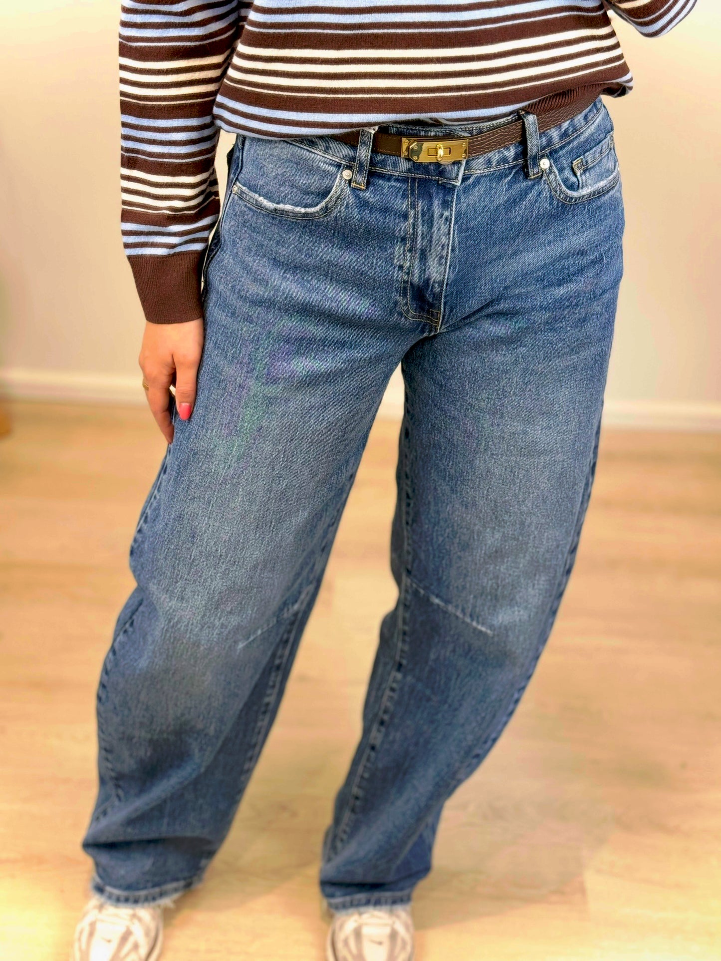 Low waist - baggy balloon jeans - denim