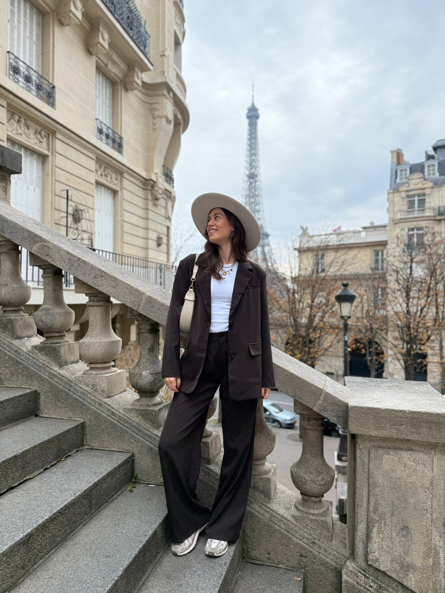 Oversized blazer - bruin