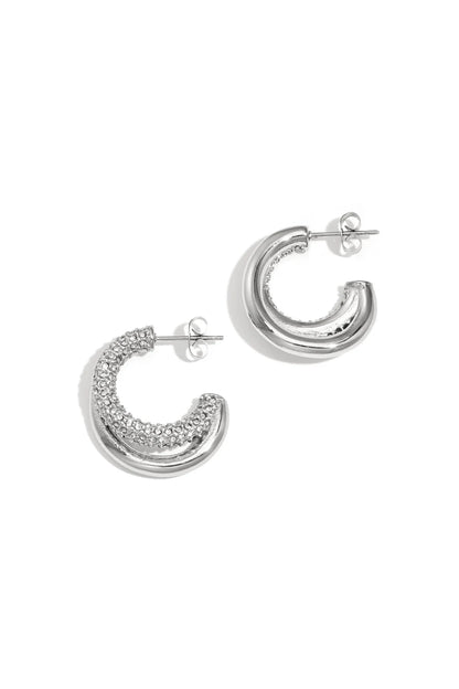 Oorbellen - zilver