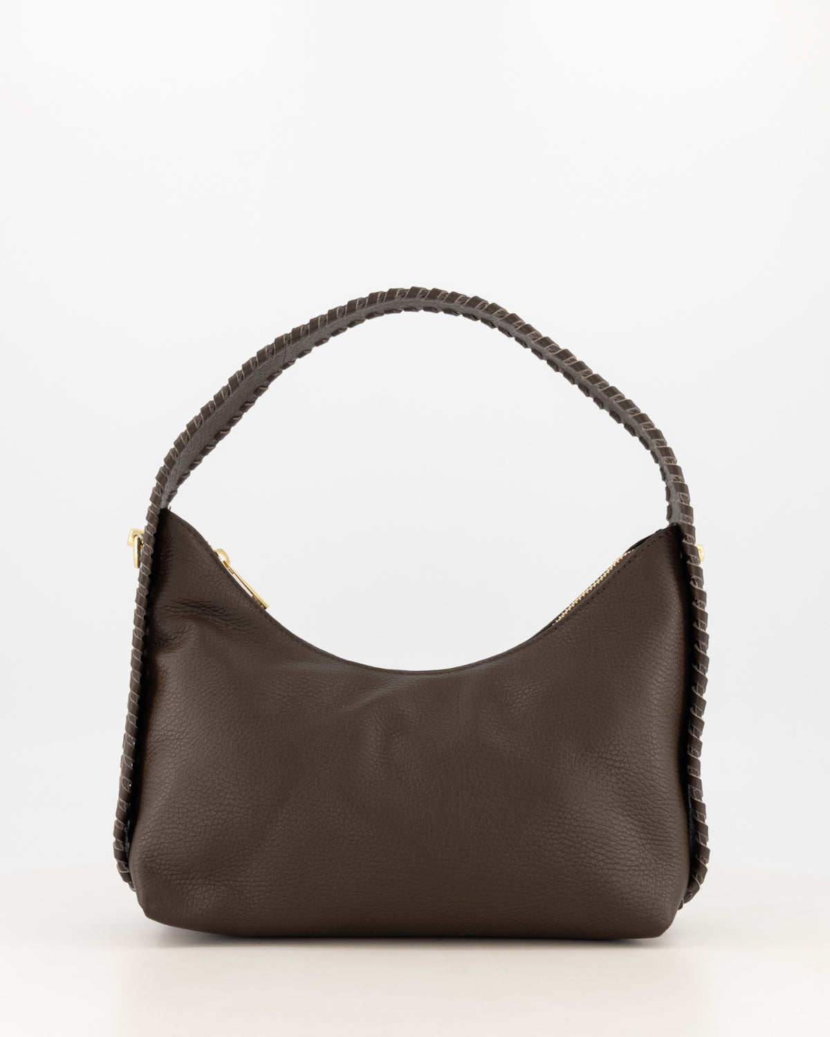 Leren suede tas Iris - bruin
