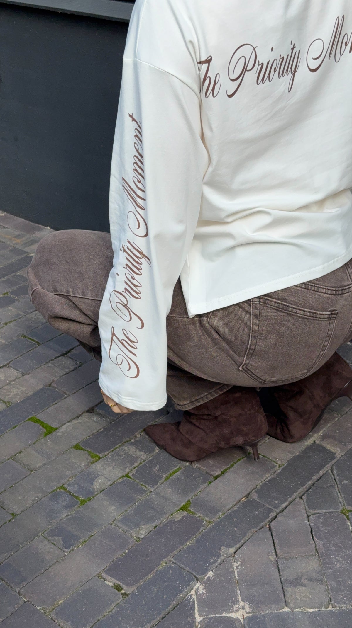Longsleeve shirt 'Moment' - wit