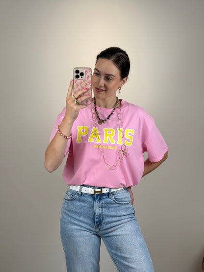 Shirt 'paris' - roze